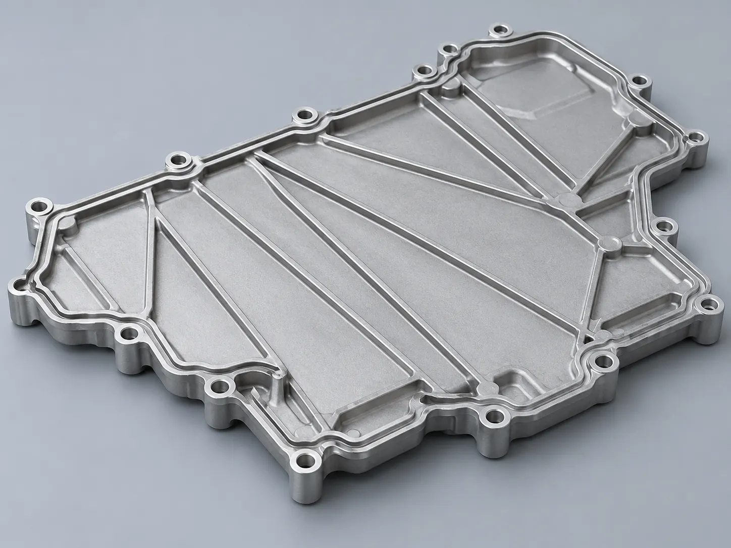 Illustrative aluminum motor controller cover