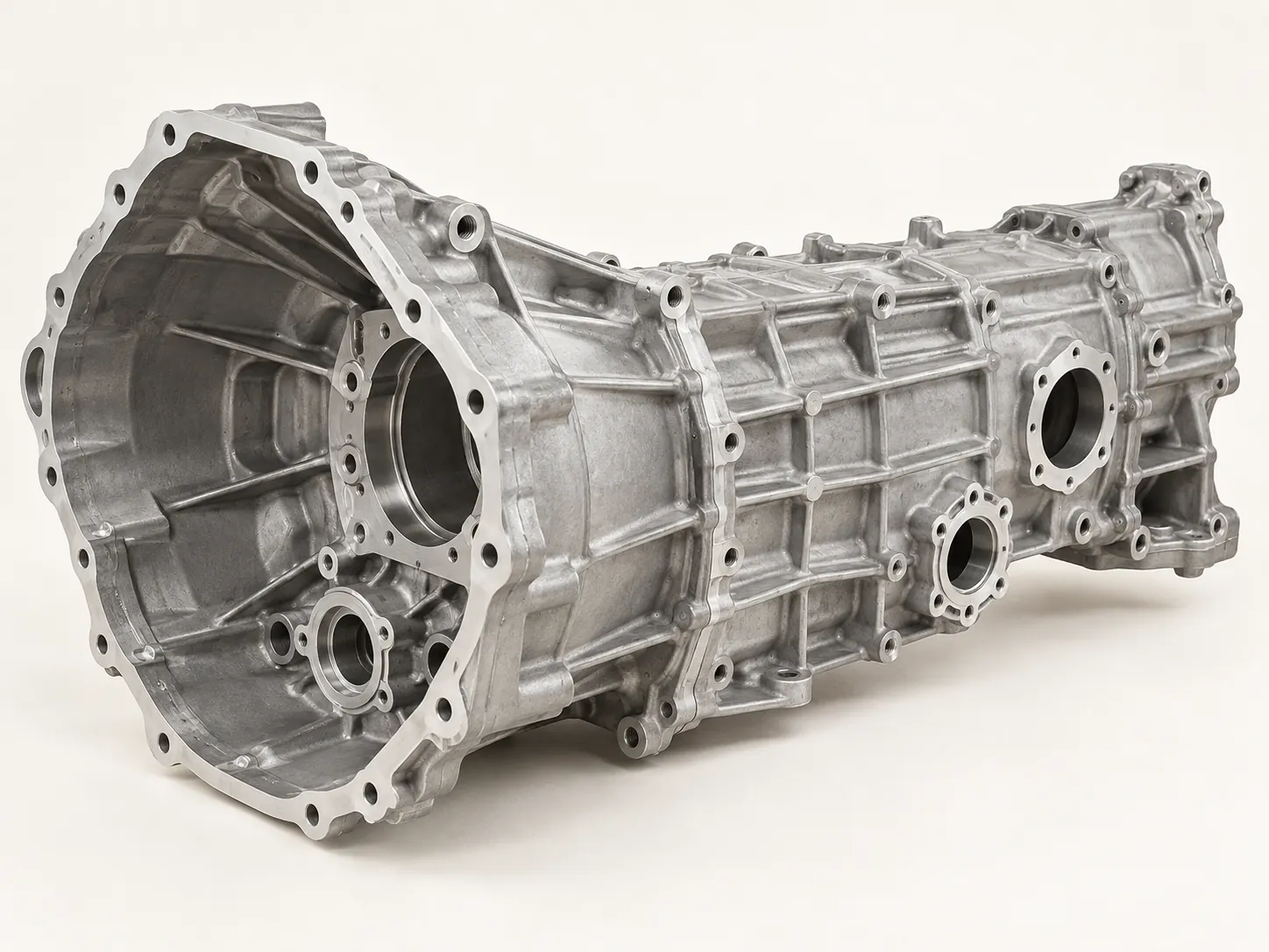 Illustrative aluminum transmission case