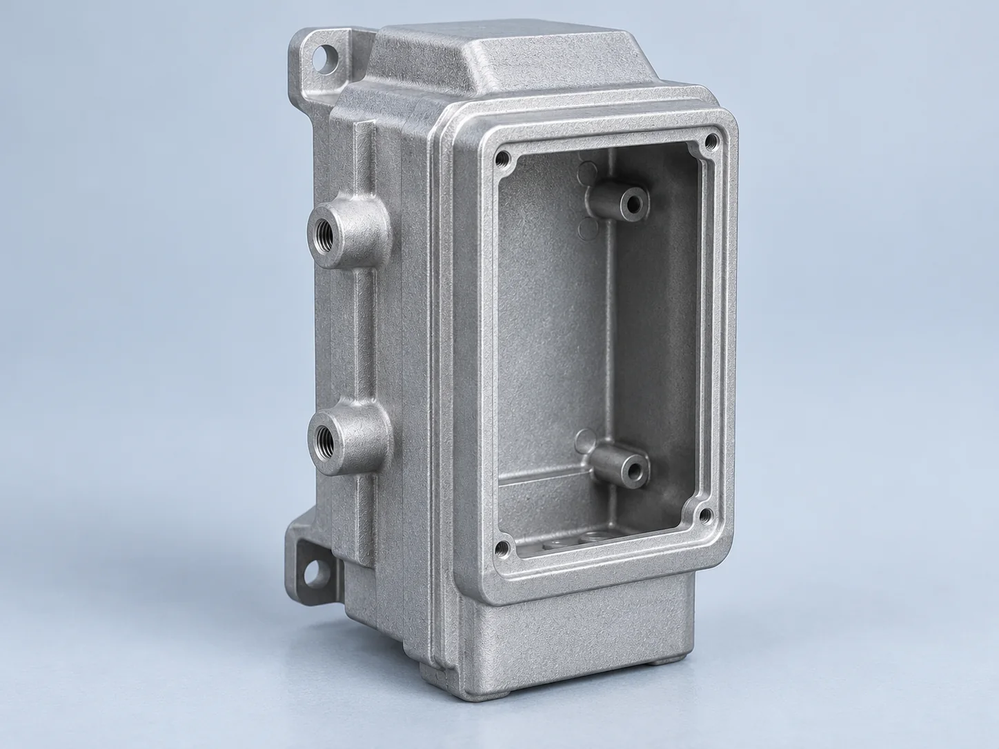 Illustrative aluminum instrument enclosure