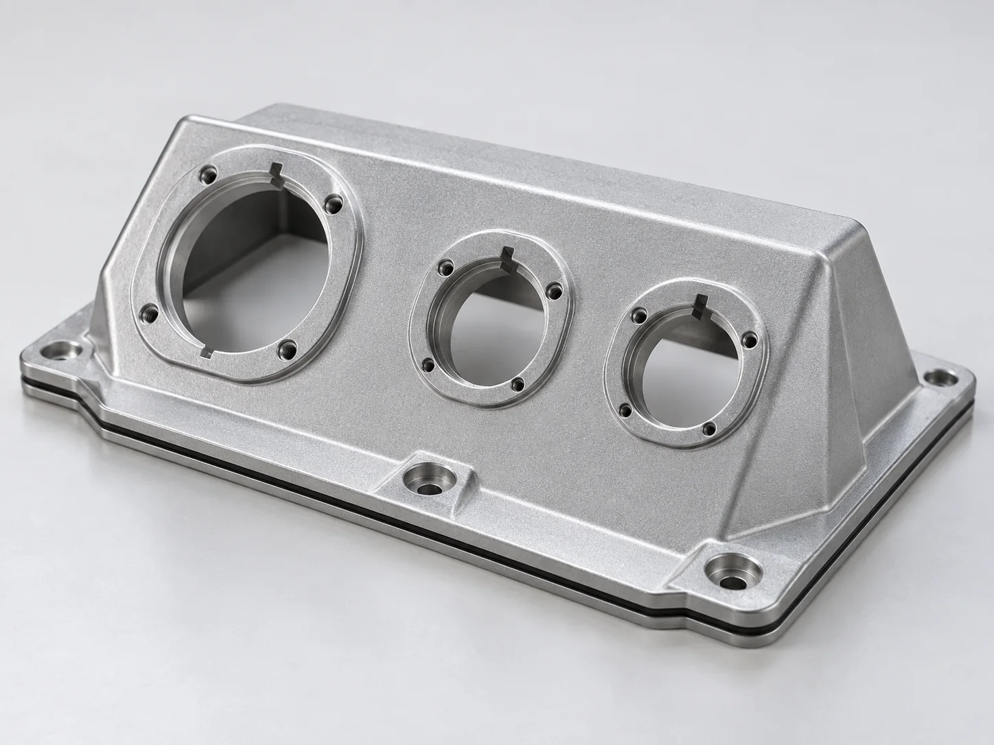 Illustrative aluminum interface cover