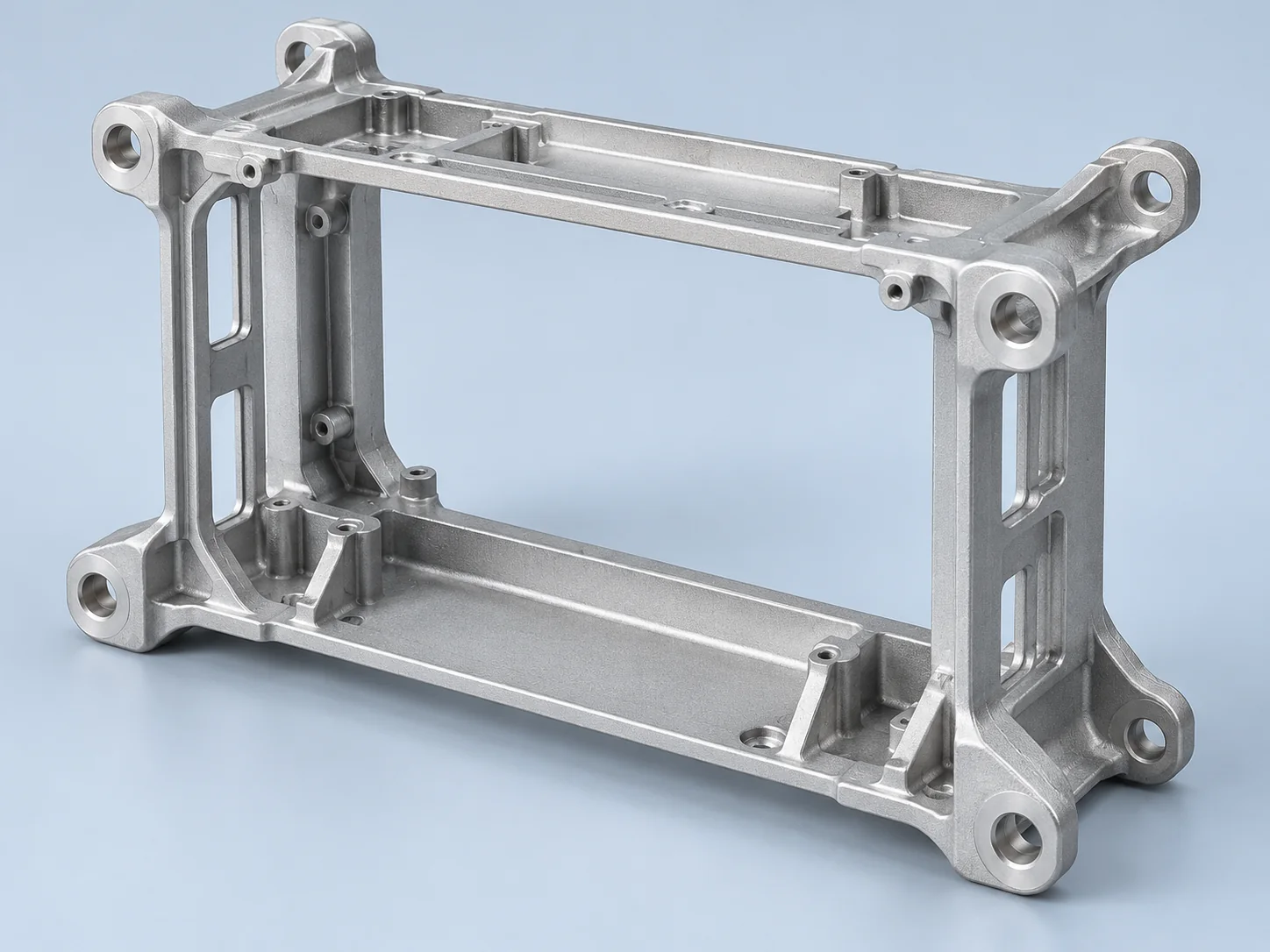 Illustrative aluminum mounting frame