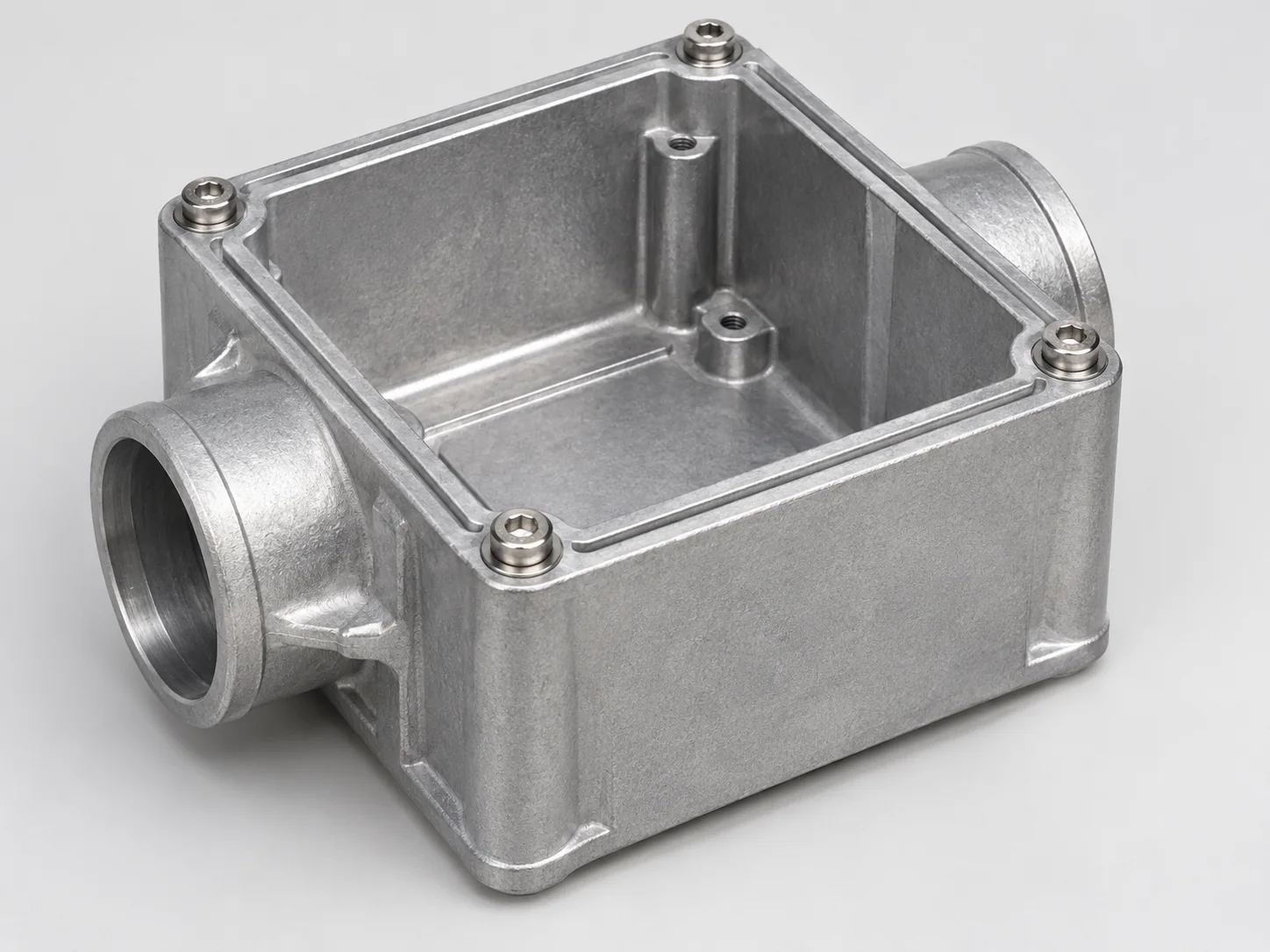 Illustrative aluminum junction enclosure body