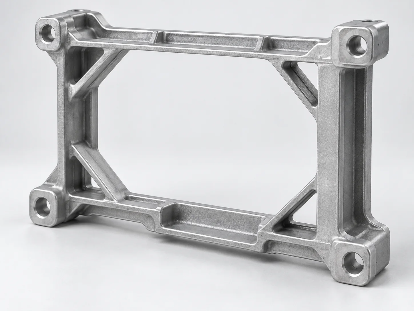Illustrative aluminum equipment mounting frame
