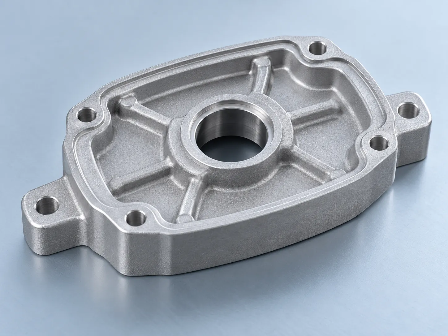 Illustrative aluminum actuator end cap