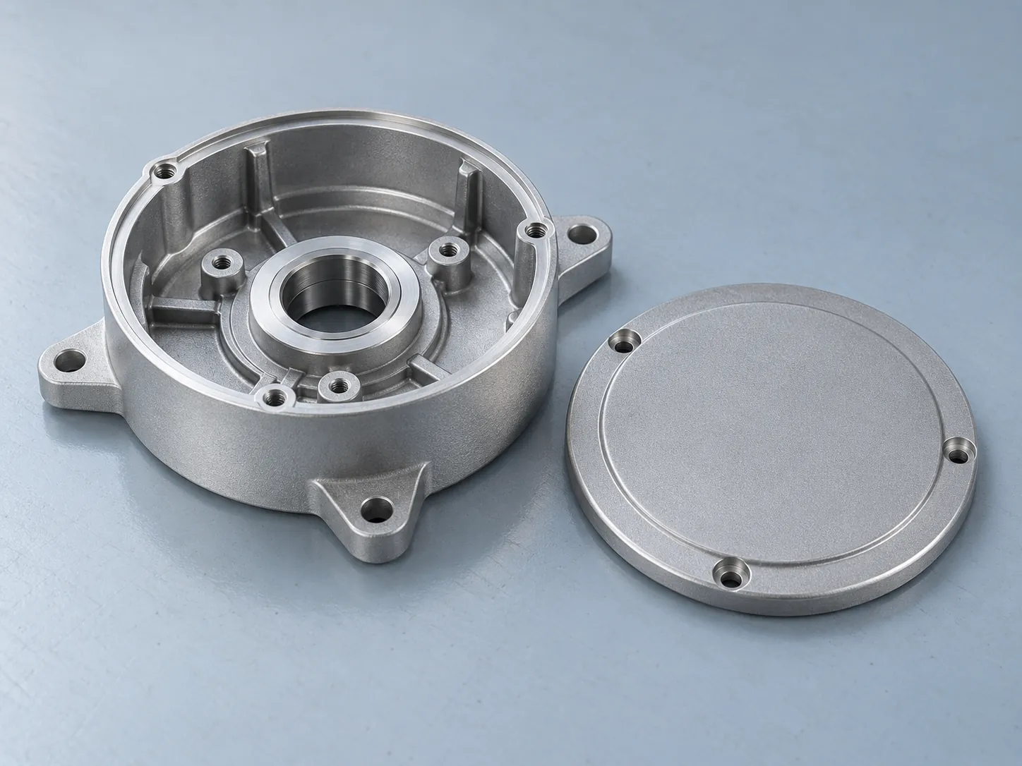 Illustrative aluminum encoder housing