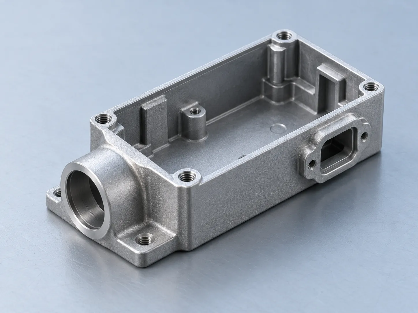 Illustrative aluminum sensor enclosure body