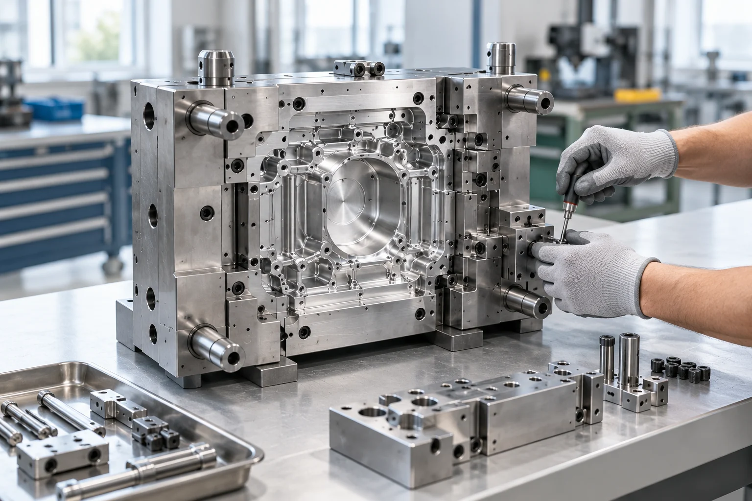 Illustrative mold assembly
