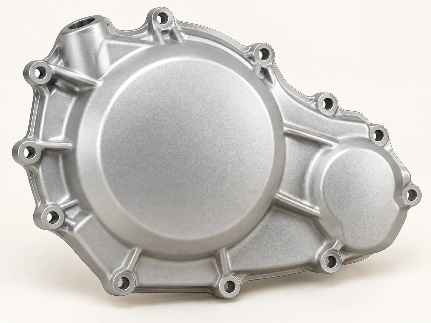 Illustrative aluminum engine side cover