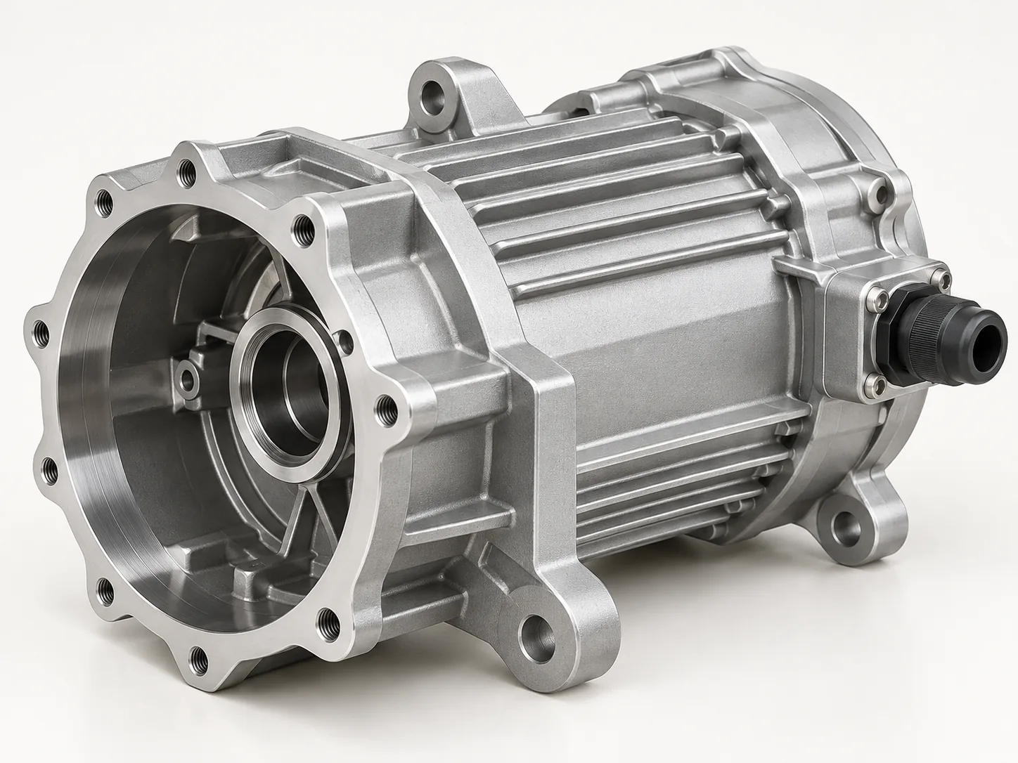 Illustrative aluminum mid-drive motor housing