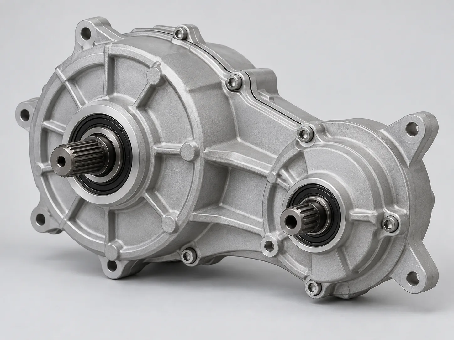 Illustrative aluminum reduction gearbox housing